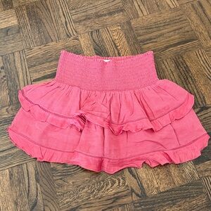 Isabel Marant Étoile Rose pink ruffle skirt